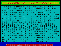 Faulty Towers (1984)(Harbour Soft)